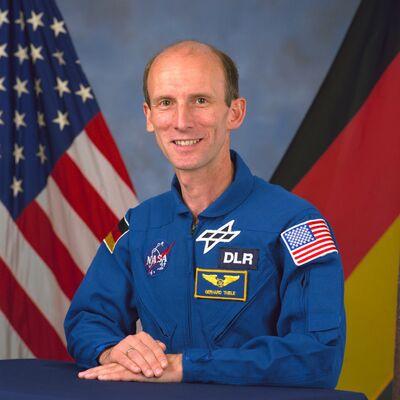 Der deutsche Astronaut Gerhard Thiele.