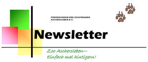Bild vergrößern: Image Newsletter Zoofreunde