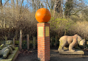 Bild vergrößern: Planetenweg im Zoo Aschersleben