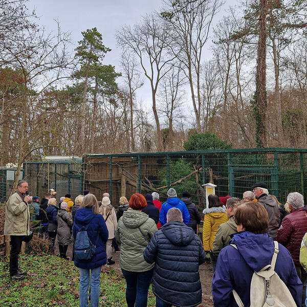 Der Neujahrsspaziergang durch den Zoo Aschersleben.